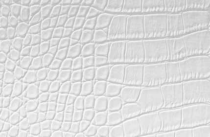 Leather White Alligator Orig