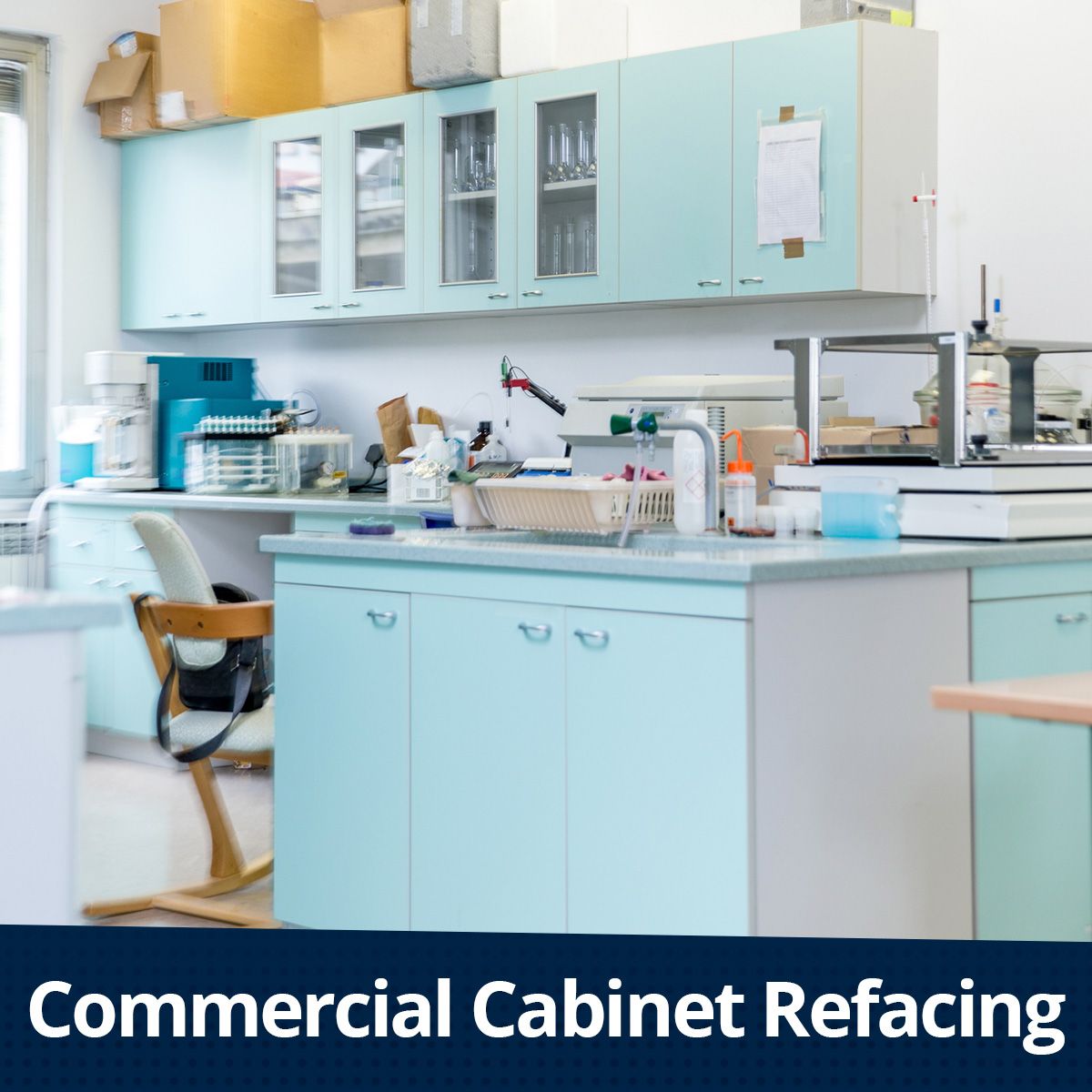 Commercial Cabinet Refacing